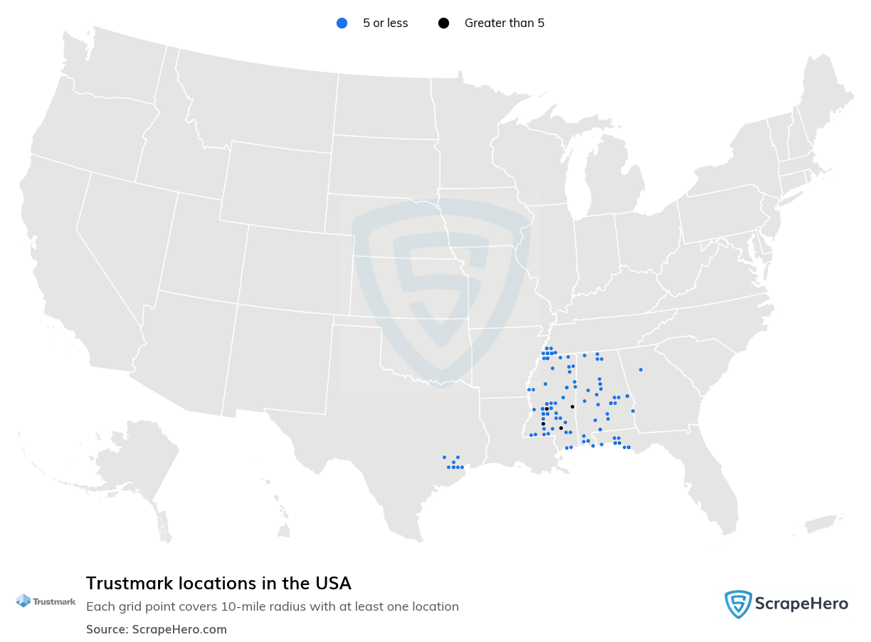 Trustmark locations