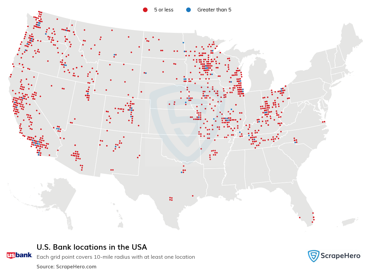 U.S. Bank locations