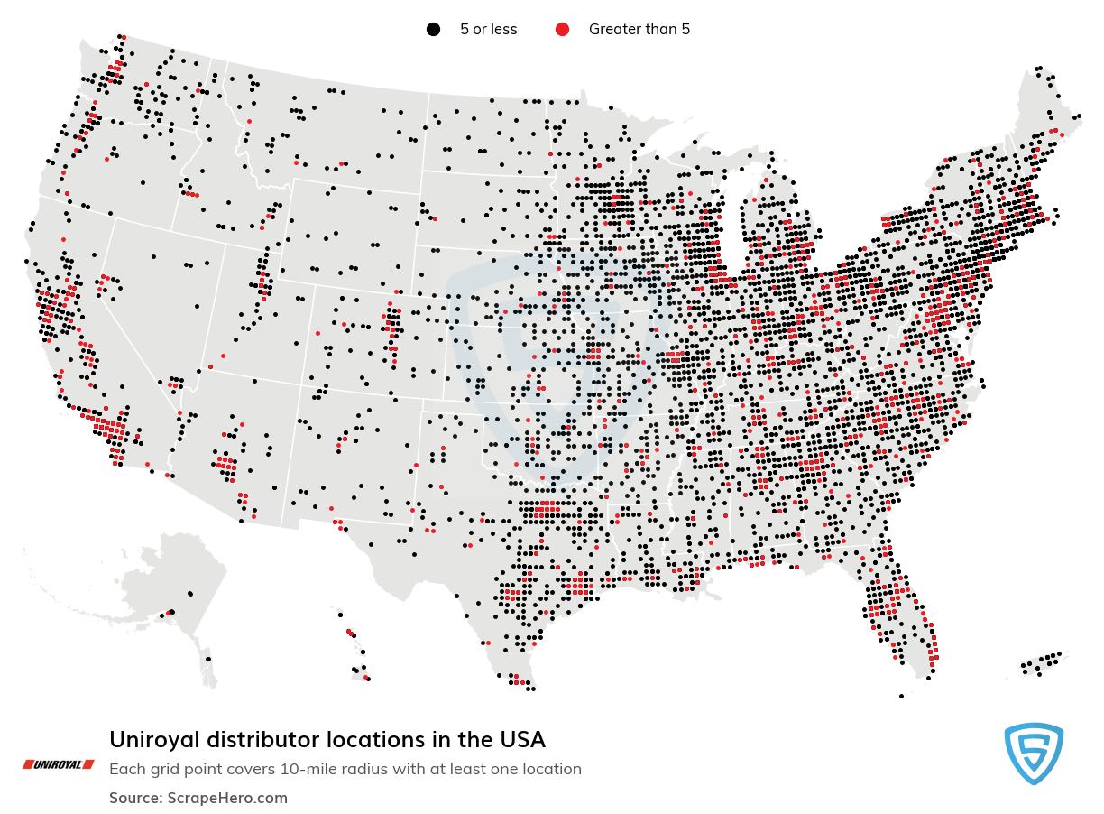 Uniroyal distributor locations