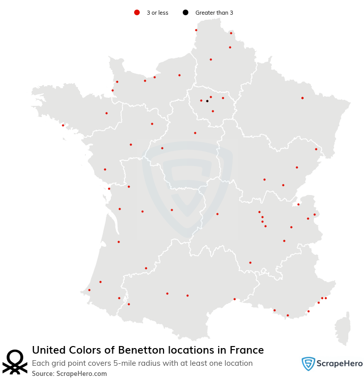 United Colors of Benetton locations