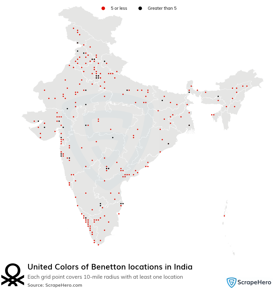 United Colors of Benetton locations