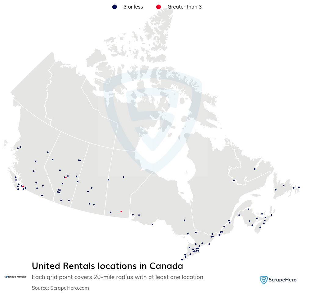 United Rentals locations