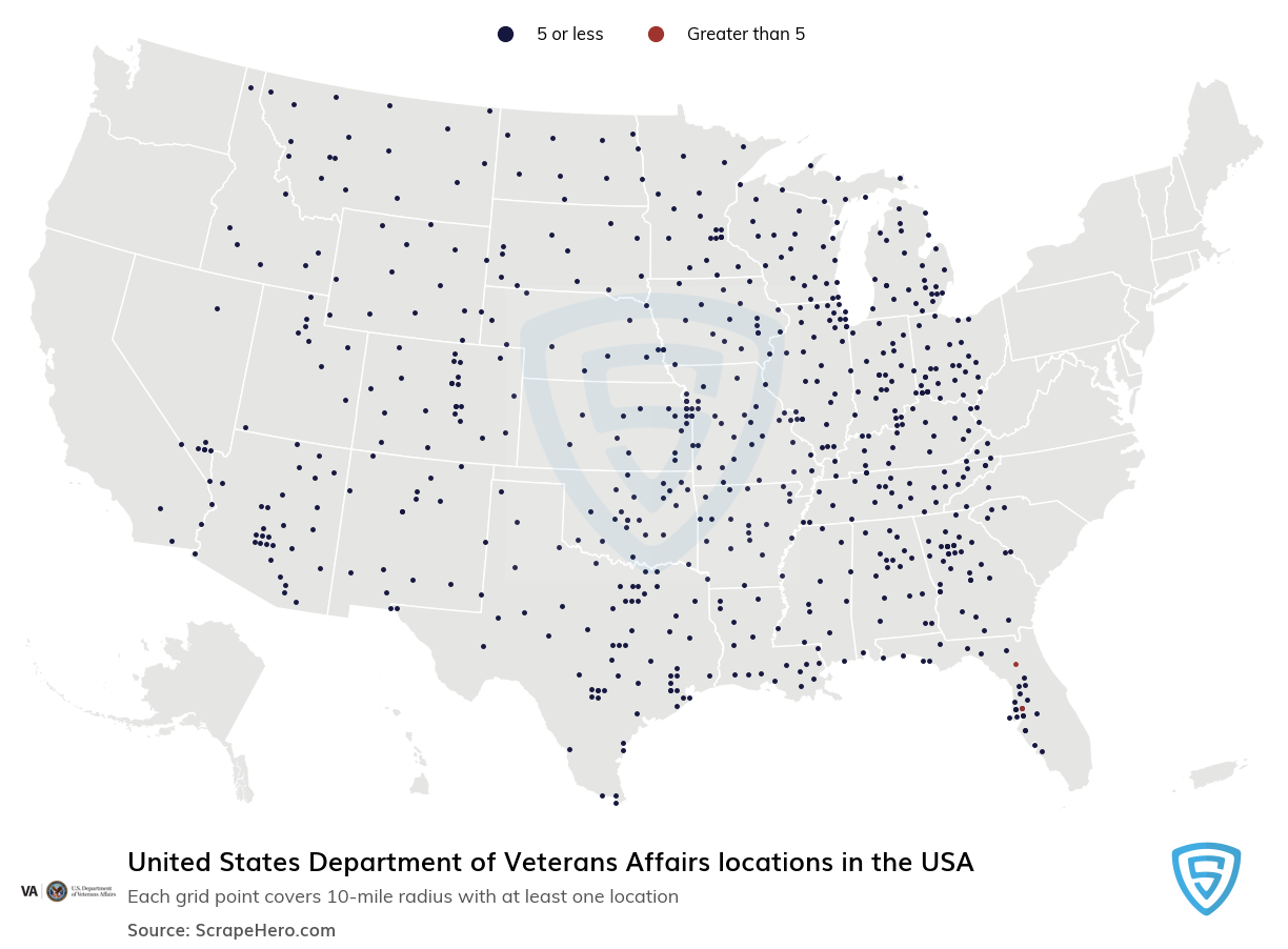 United States Department of Veterans Affairs locations