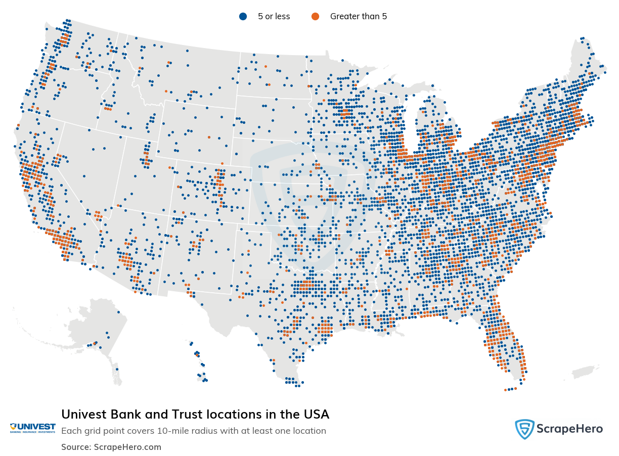 Univest Bank and Trust locations
