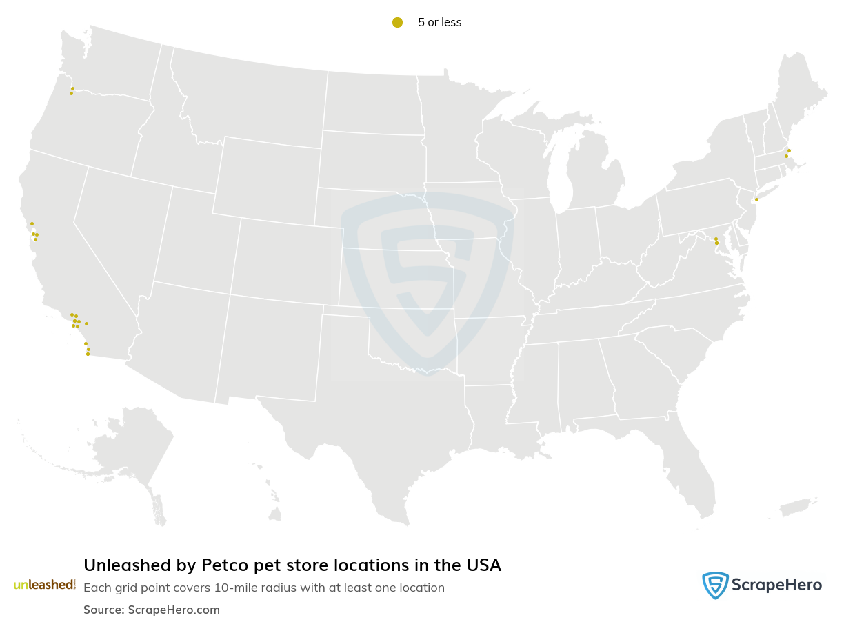 Unleashed by Petco pet store locations