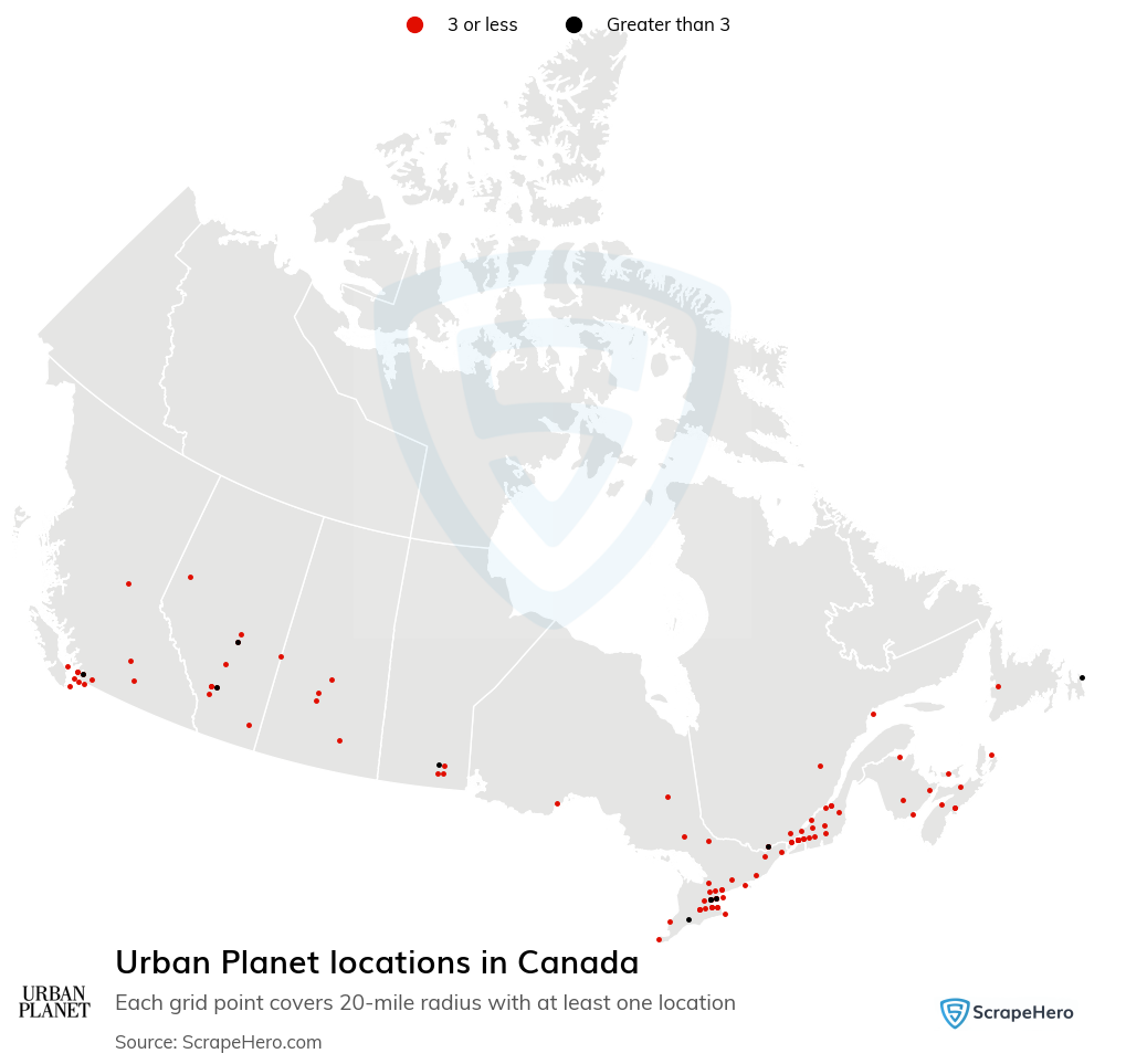 Urban Planet locations