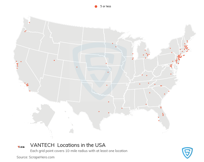 VANTECH dealership locations
