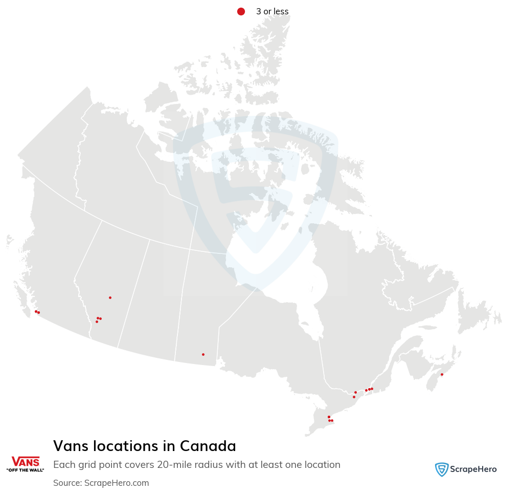 Vans store locations