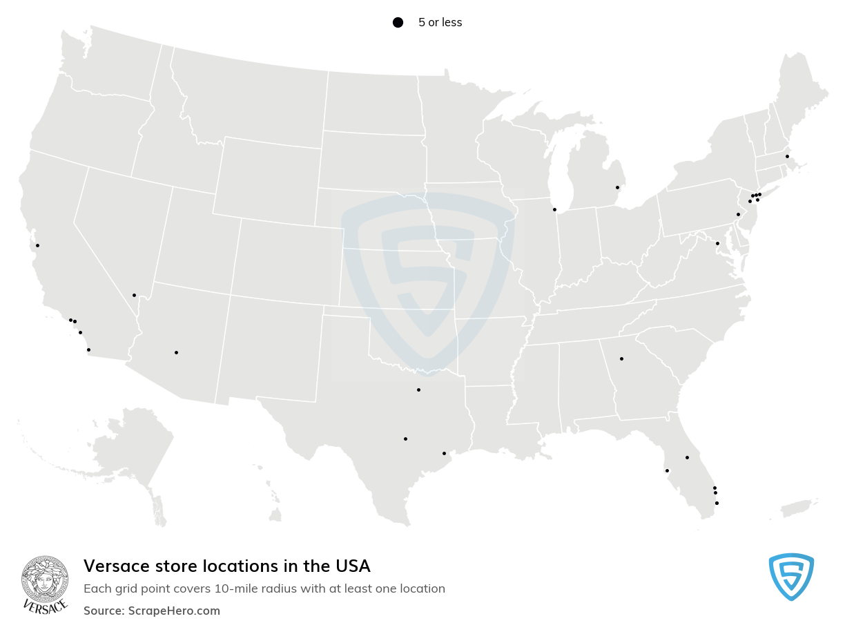 Versace store locations