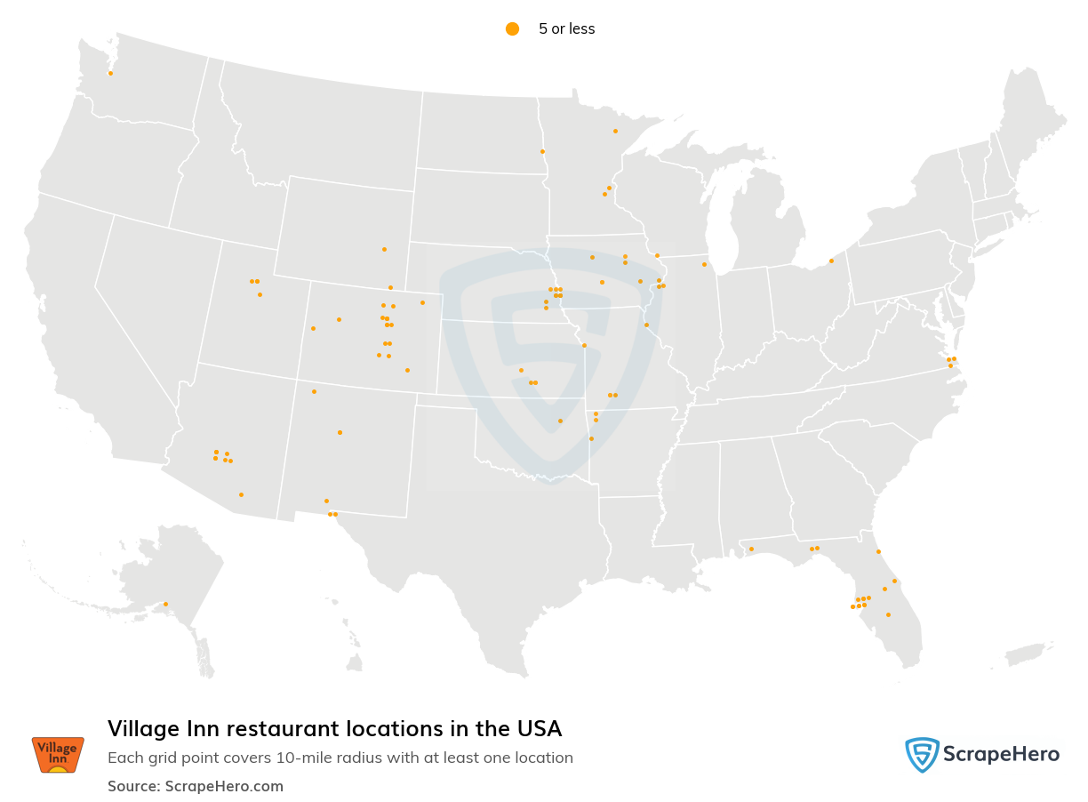 Village Inn restaurant locations