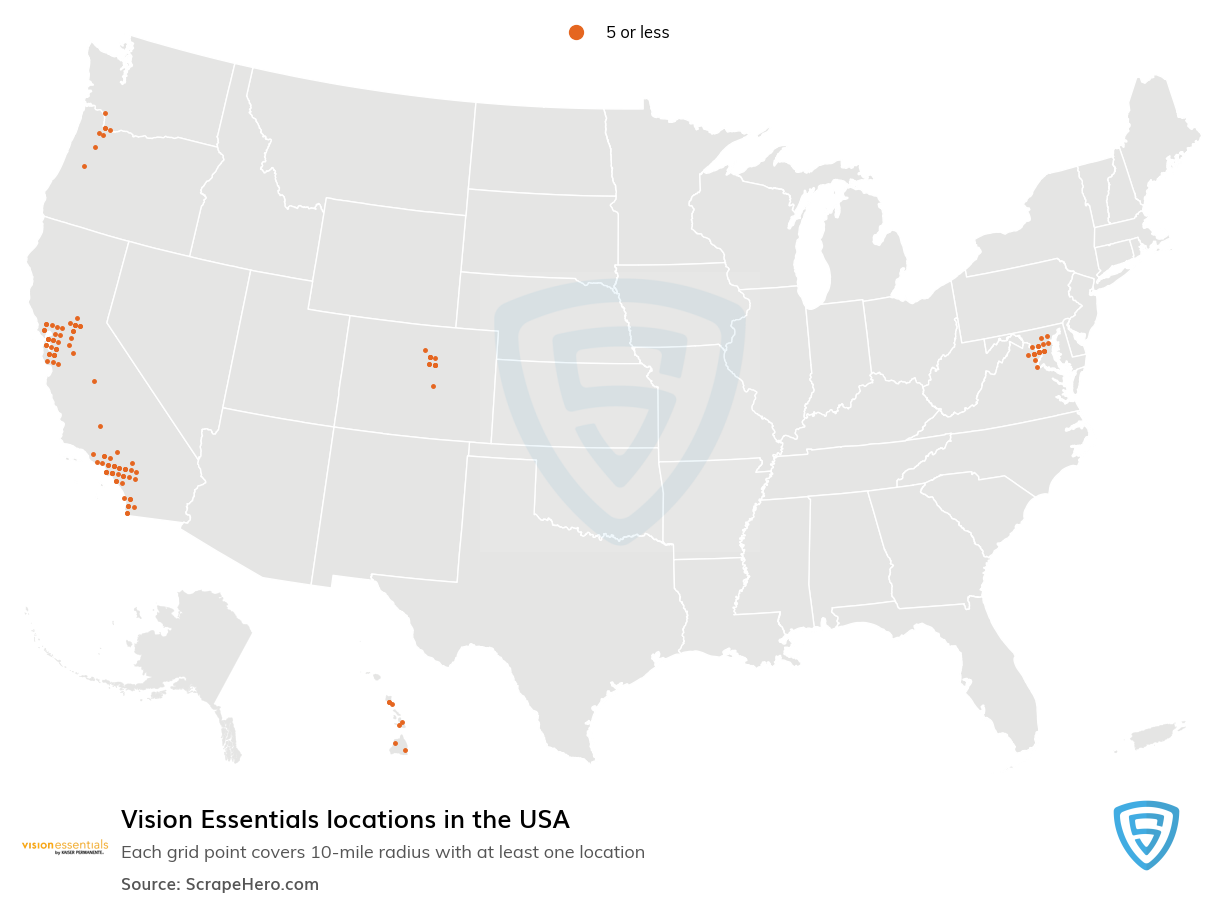 Vision Essentials locations