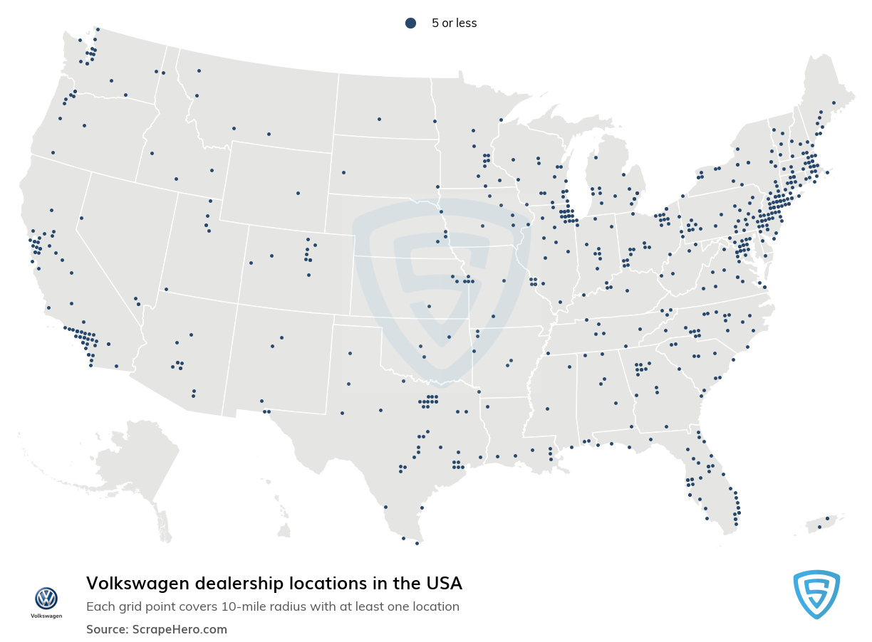 Volkswagen dealership locations