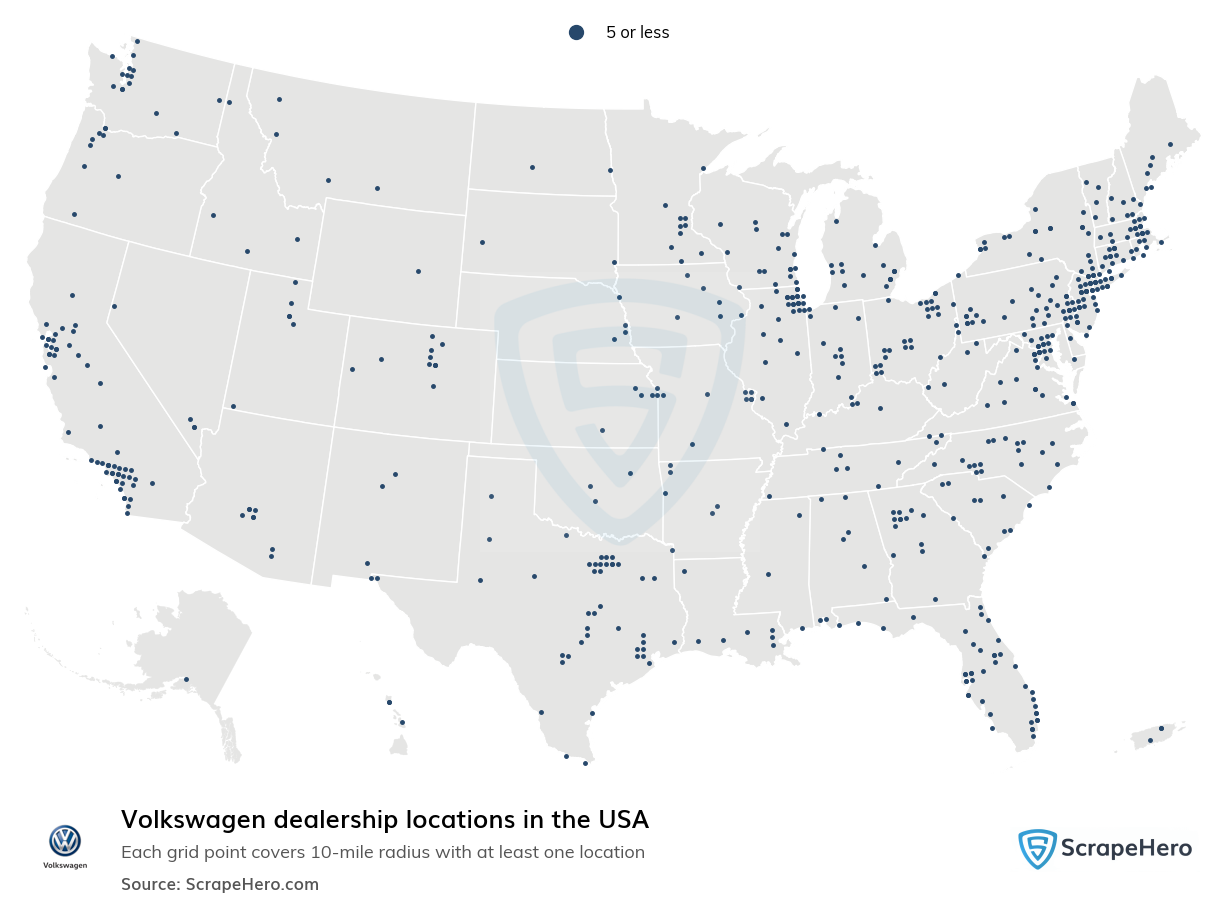 Volkswagen dealership locations