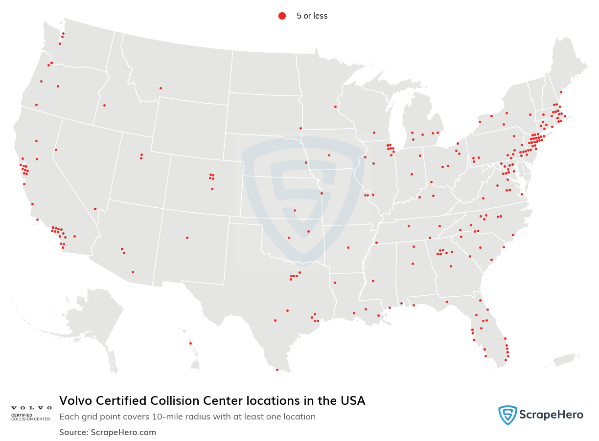 Volvo Certified Collision Center locations