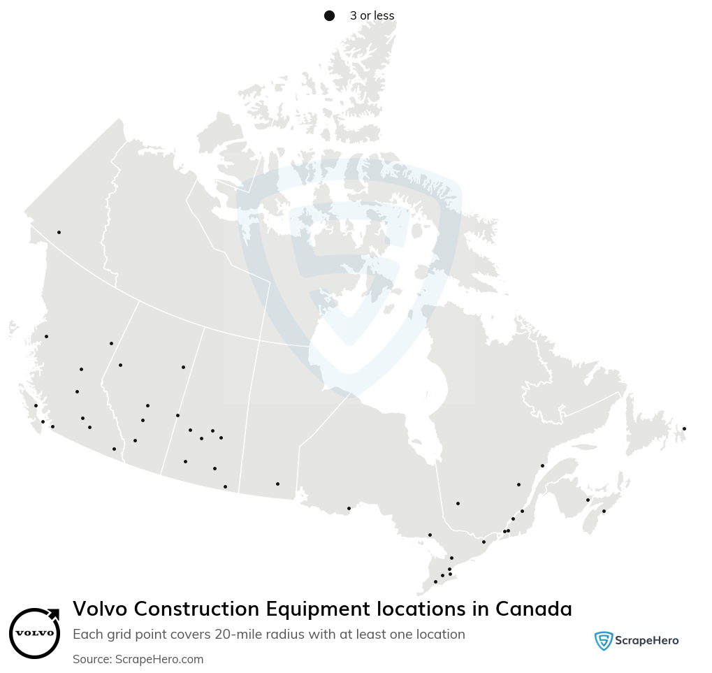 Volvo Construction Equipment locations