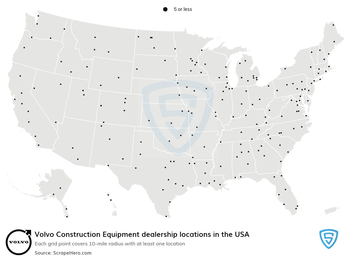 Volvo Construction Equipment dealership locations