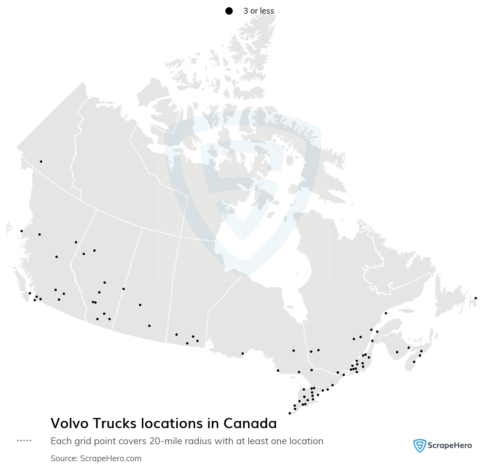 Volvo Trucks dealer locations