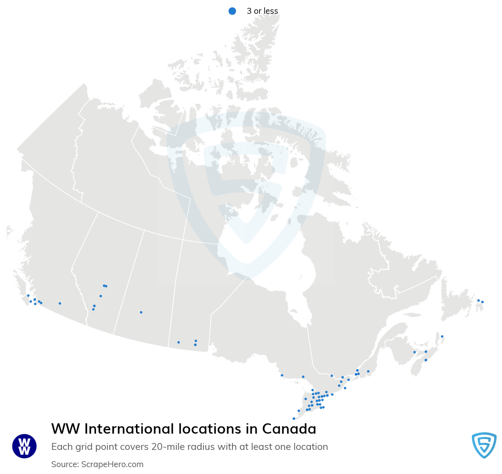 WW International locations