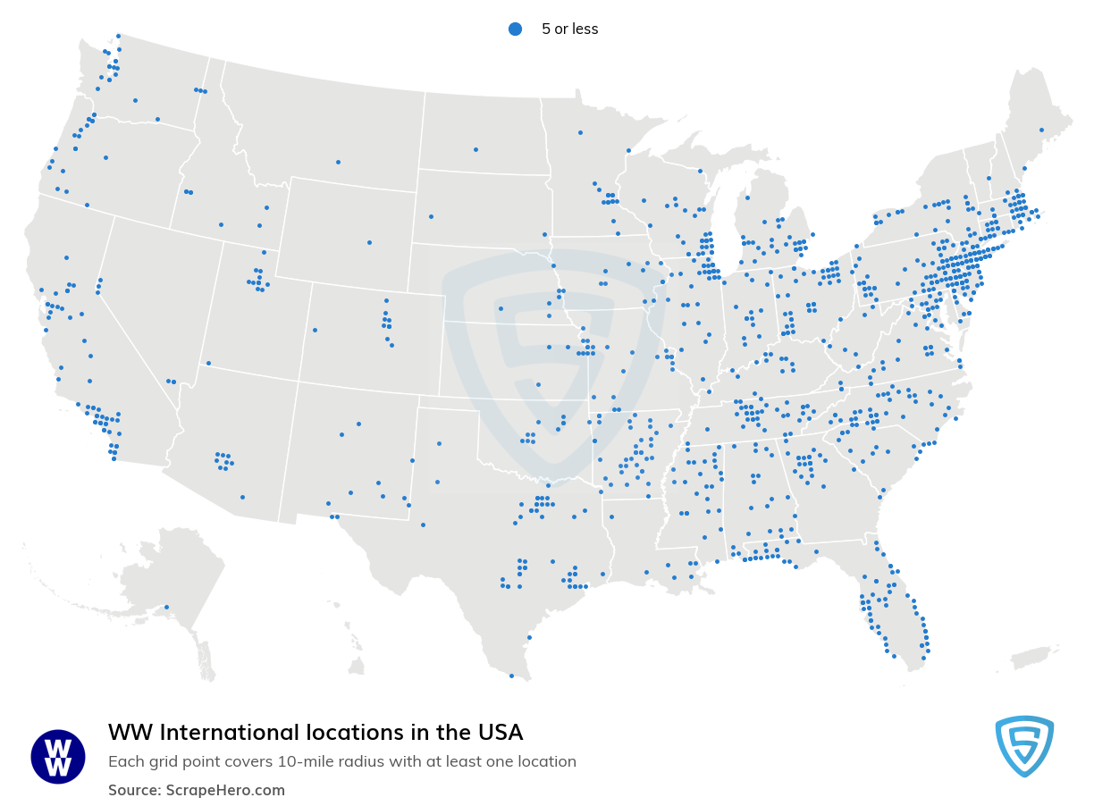 WW International locations