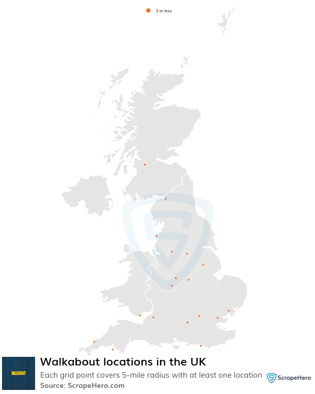 Walkabout locations