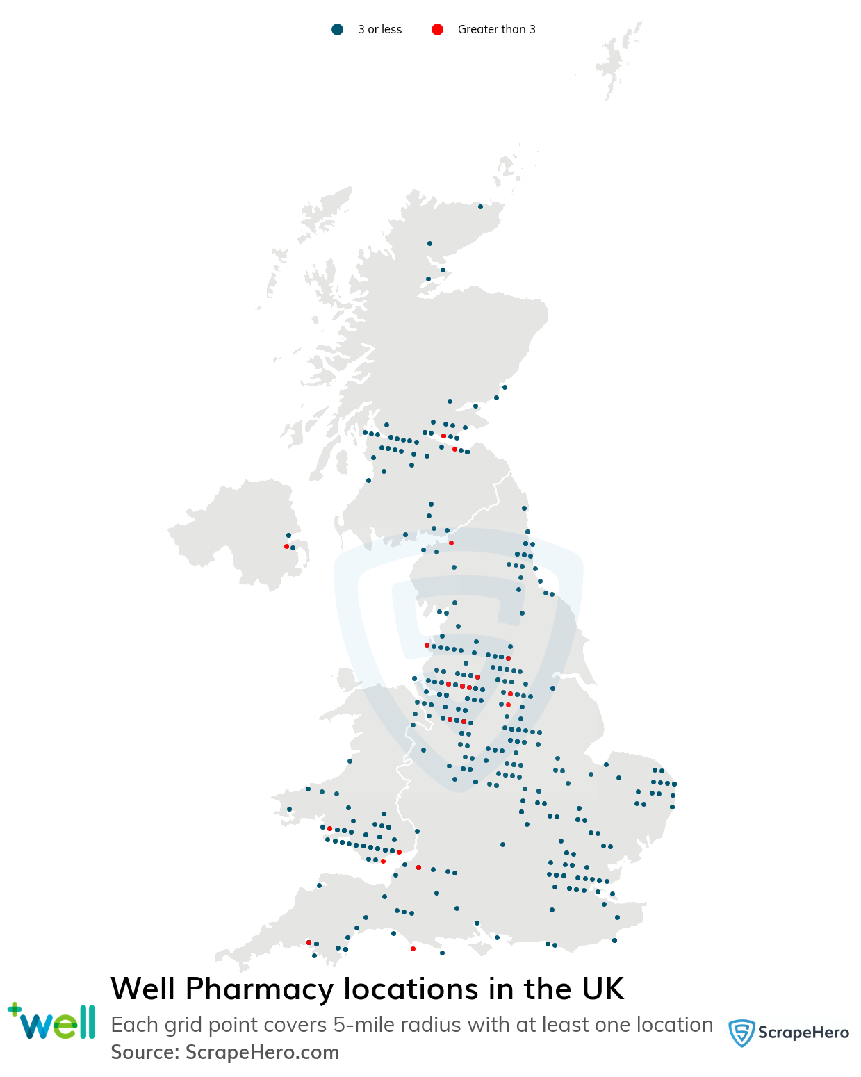 List Of All Well Pharmacy Locations In The Uk Scrapehero Data Store