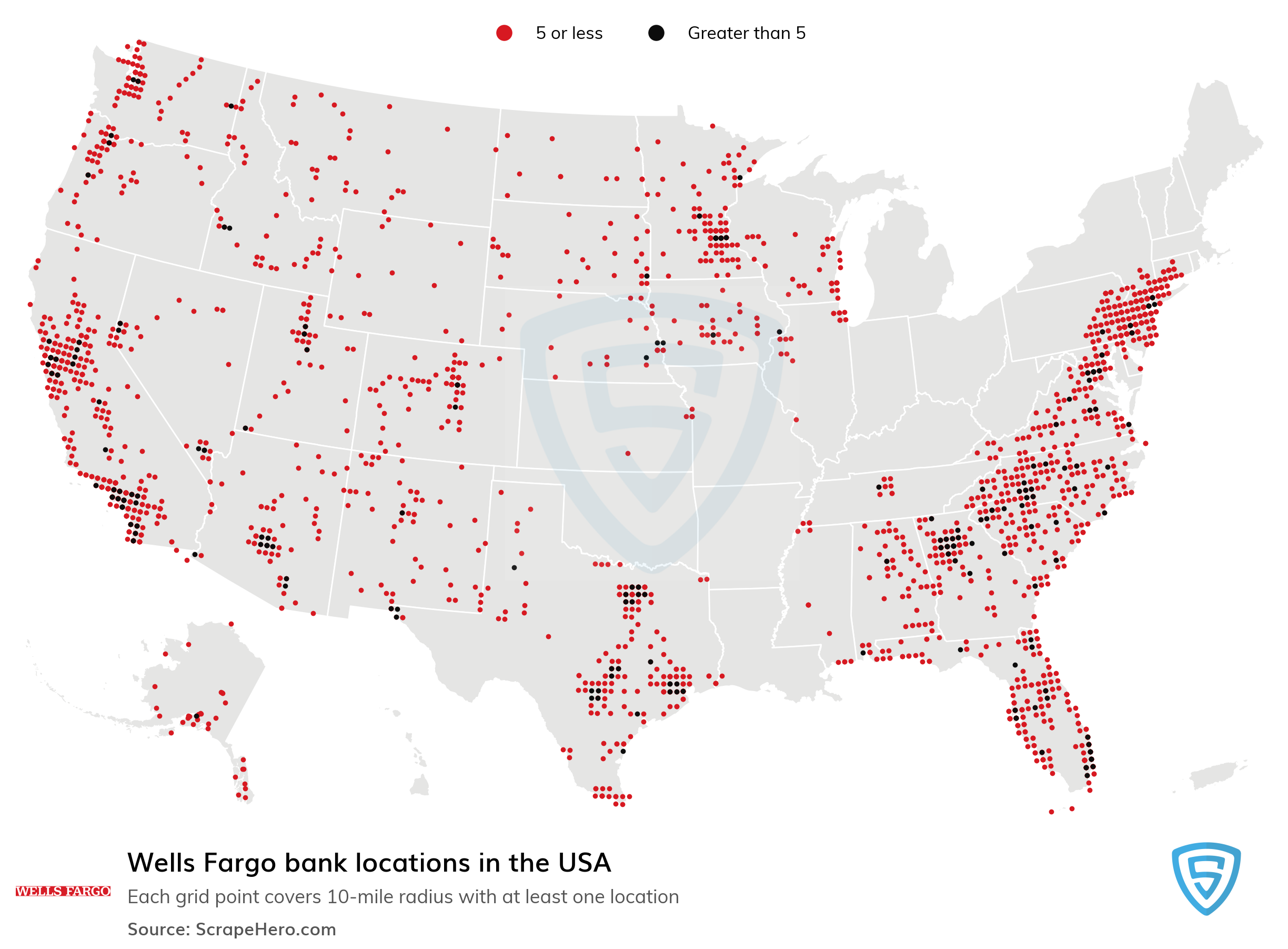 wells fargo locations map List Of All Wells Fargo Bank Locations In The Usa Scrapehero