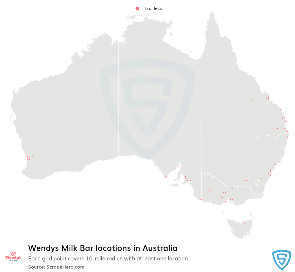 Wendys Milk Bar locations