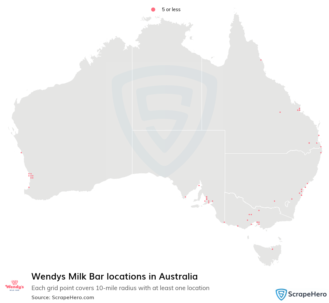 Wendys Milk Bar locations