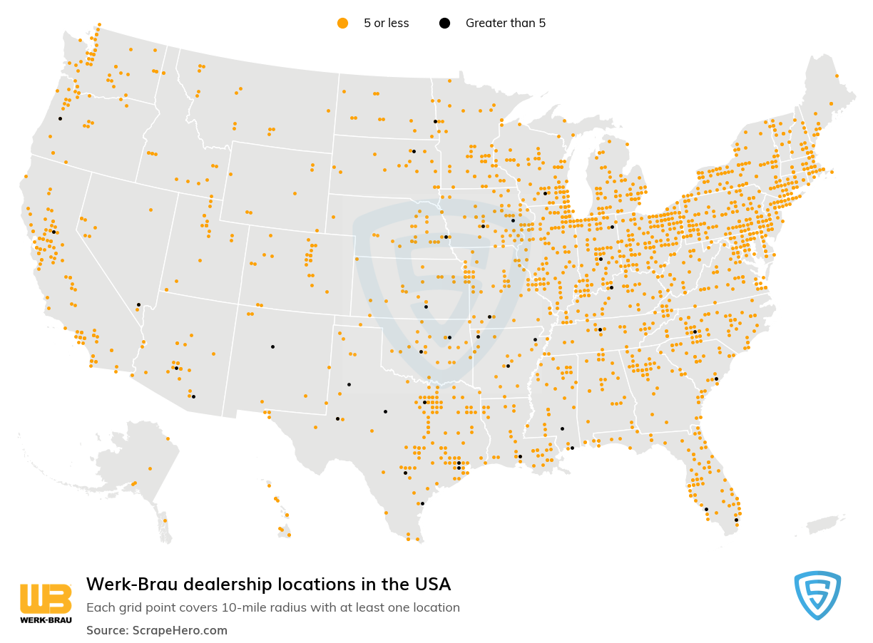 Werk-Brau dealership locations