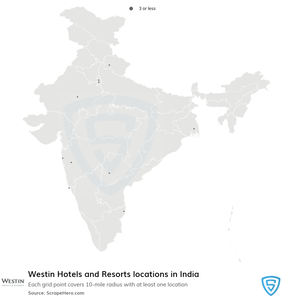 Westin Hotels and Resorts locations