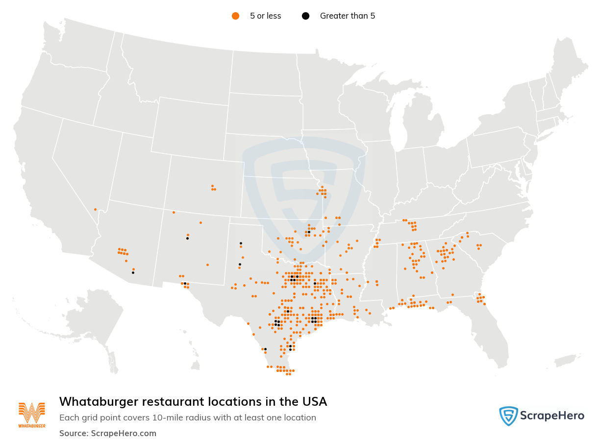 Whataburger restaurant locations