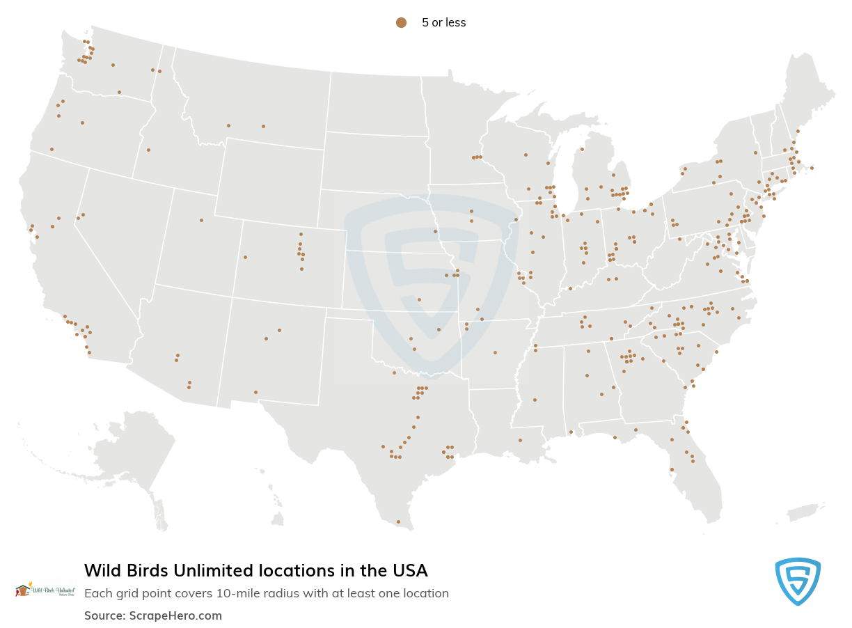 Wild Birds Unlimited store locations
