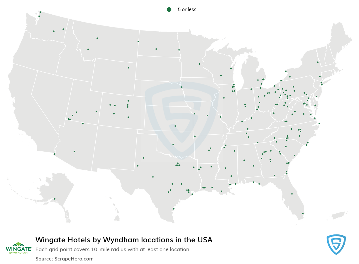 Wingate Hotels by Wyndham locations