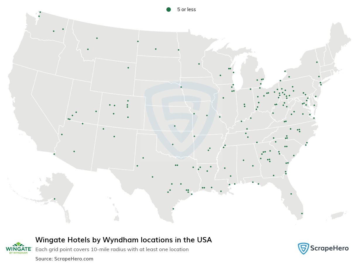 Wingate Hotels by Wyndham locations