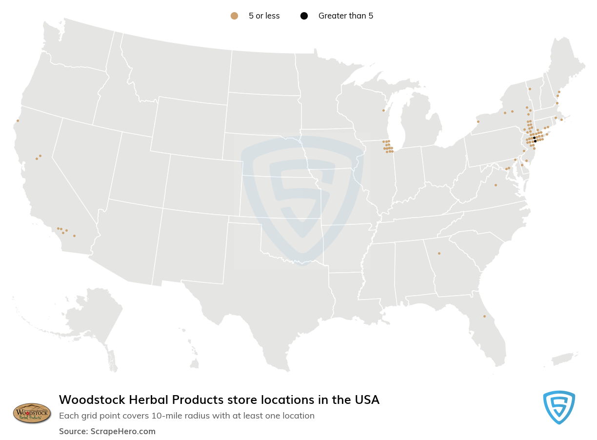 Woodstock Herbal Products store locations