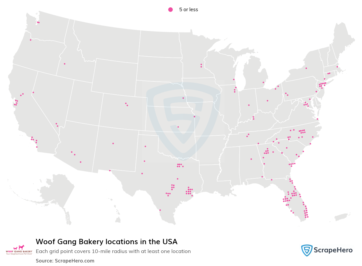 Woof Gang Bakery locations