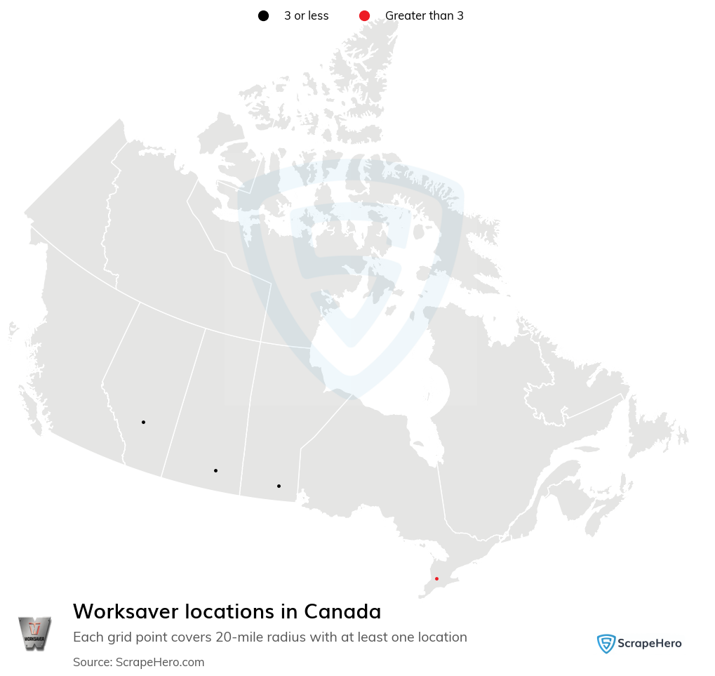 Worksaver distributor locations