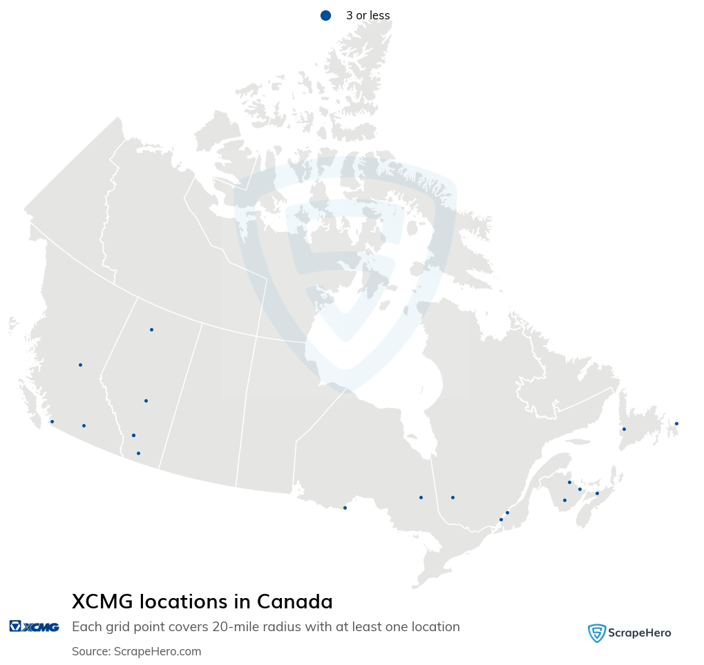 XCMG locations