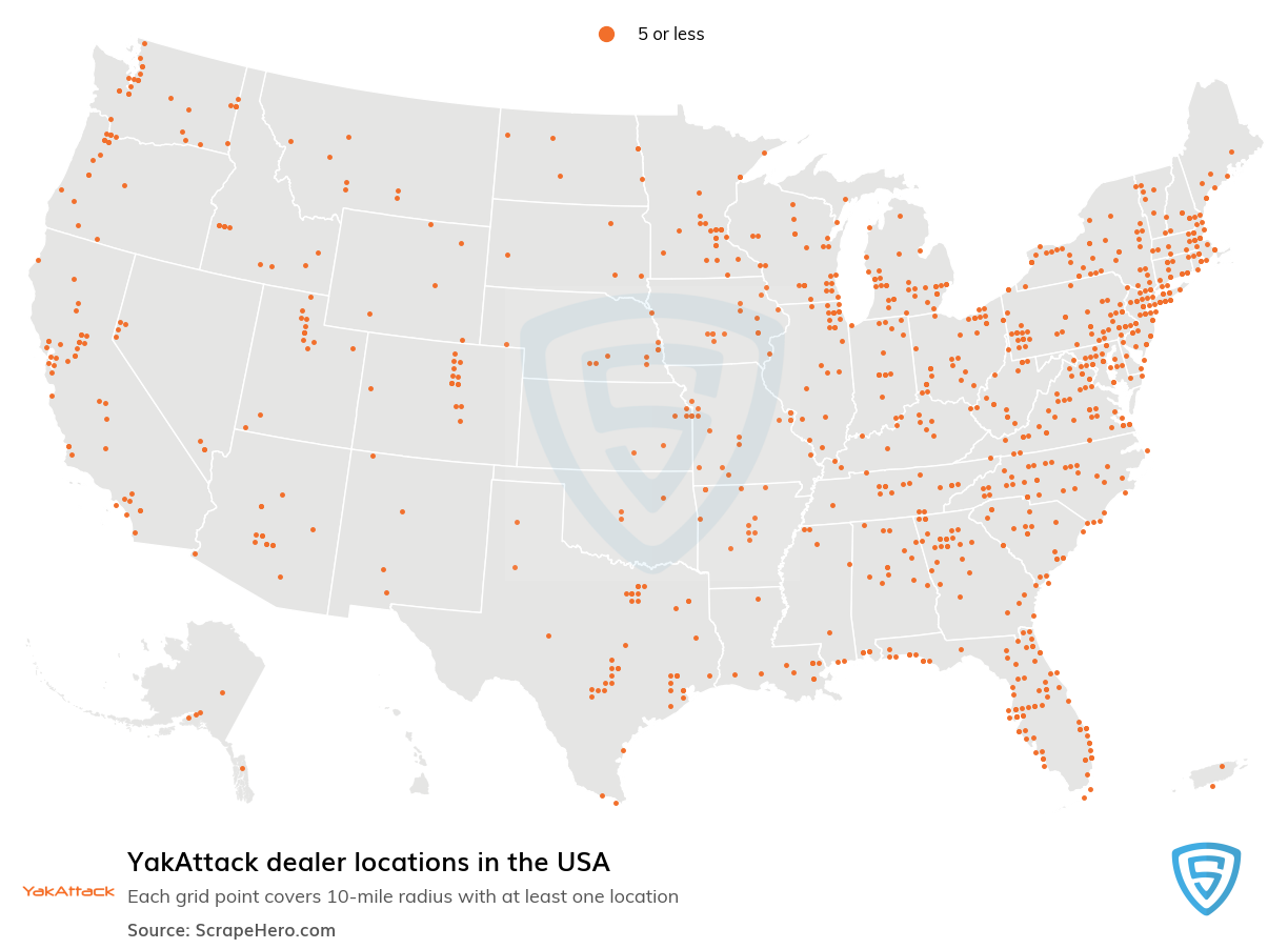 YakAttack dealer locations