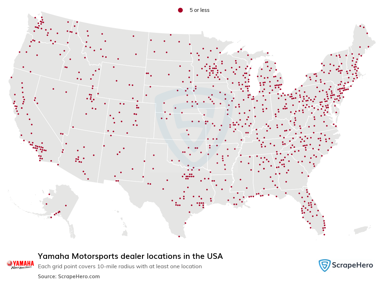 Yamaha Motorsports dealer locations