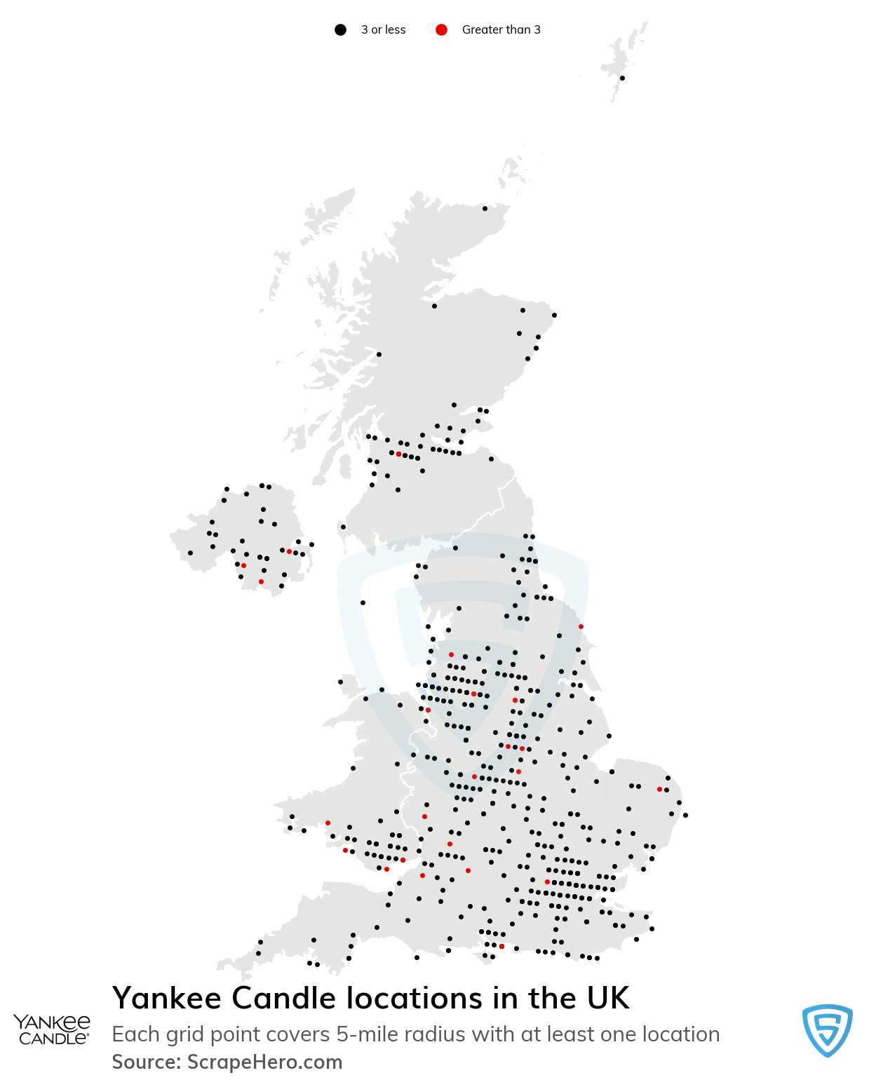 Number of Yankee Candle locations in the UK in 2024 | ScrapeHero