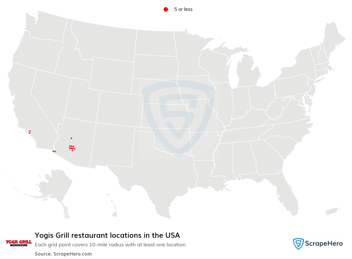 Yogis Grill restaurant locations