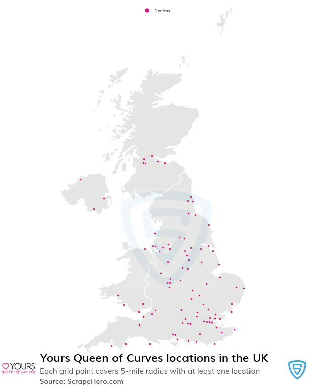 Yours Queen of Curves locations