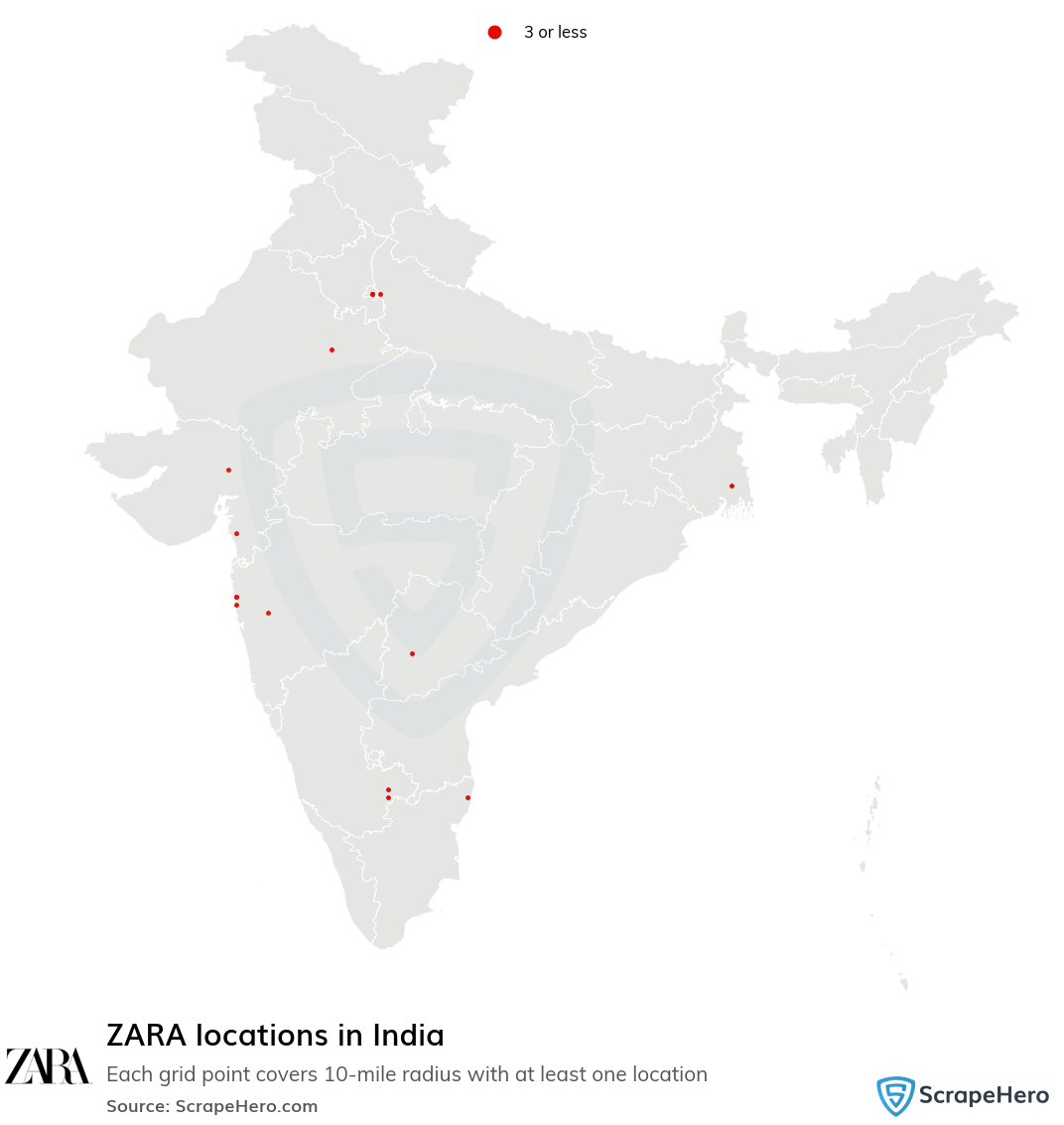 ZARA locations