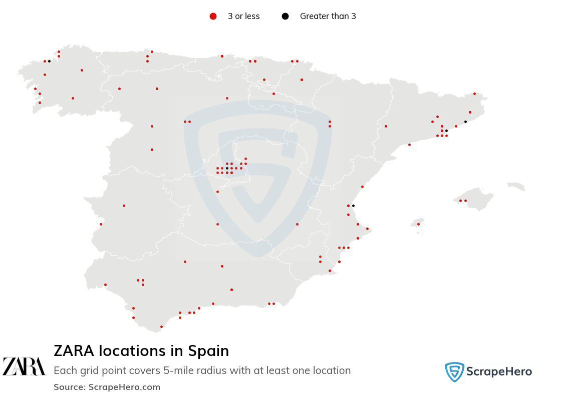 ZARA locations