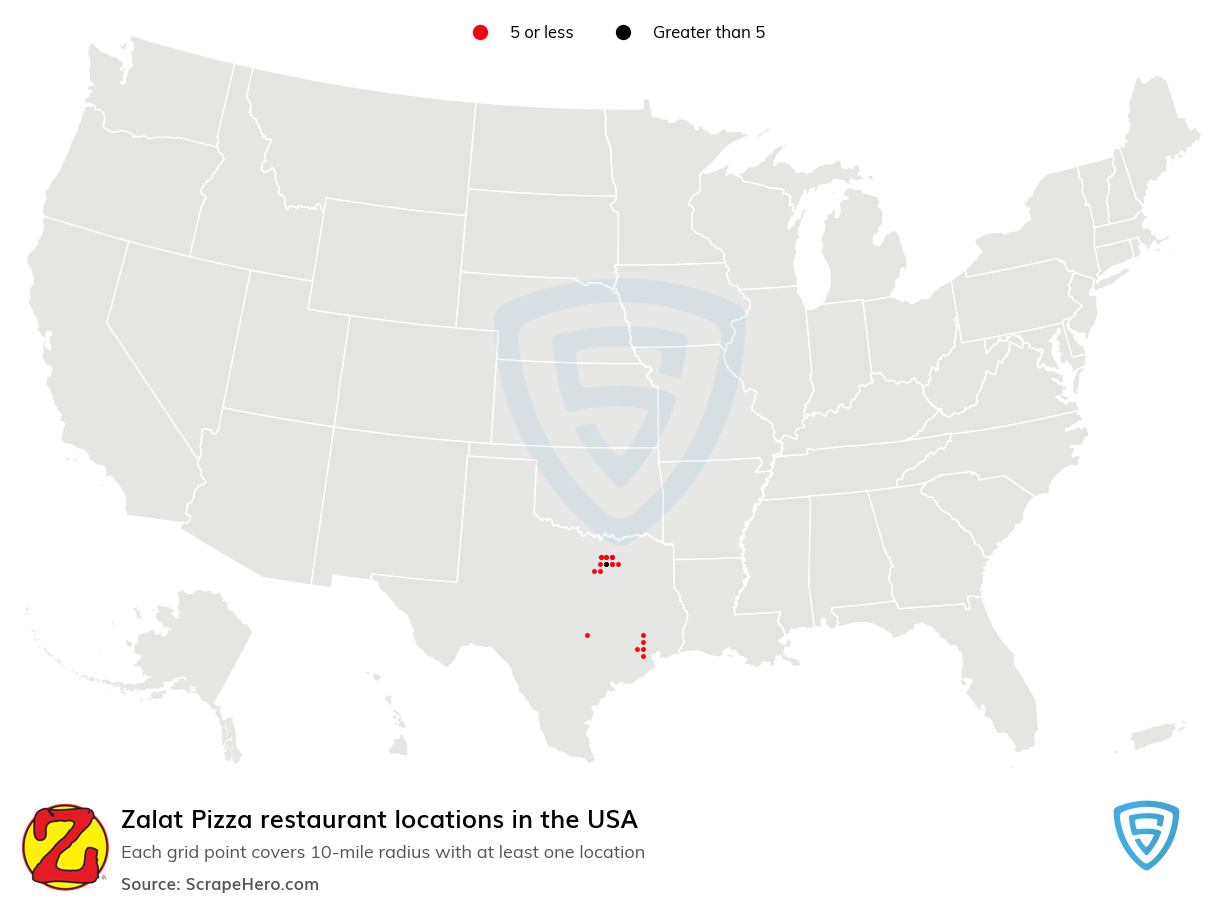 Zalat Pizza store locations