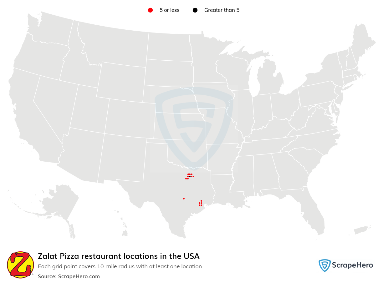 Zalat Pizza restaurant locations