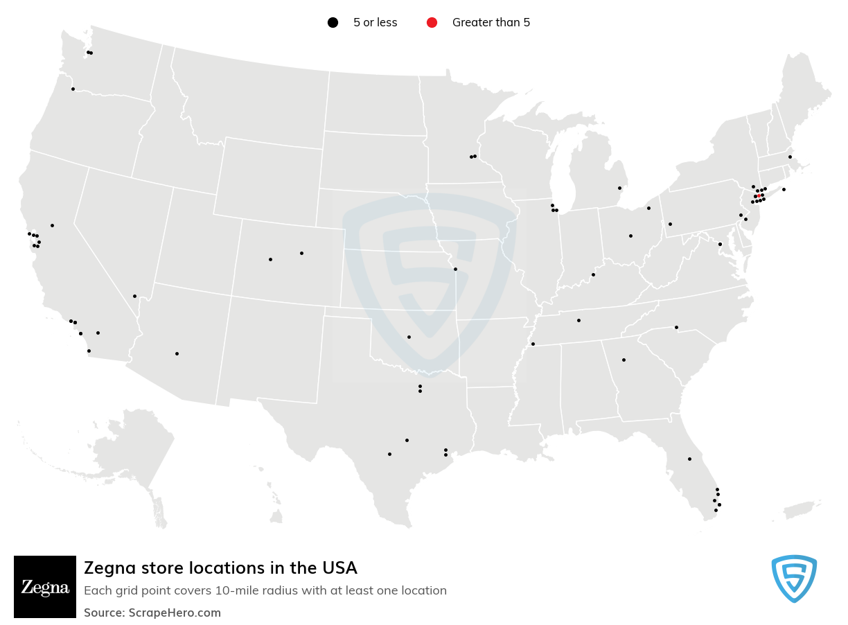 Zegna store locations