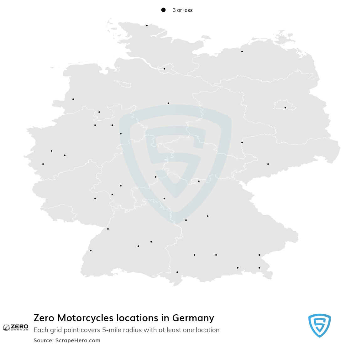 Zero Motorcycles dealer locations