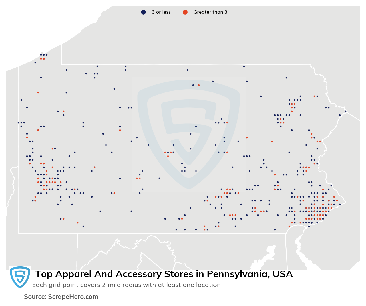 10 Largest apparel & accessory stores in Pennsylvania in 2024 Based on ...